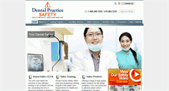Desktop Screenshot of dentalpracticesafety.com